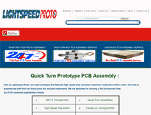 Tablet Screenshot of lightspeed-proto.com